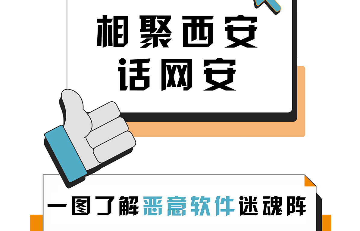 相聚西安話(huà)網(wǎng)安：一圖了解惡意軟件“迷魂陣”